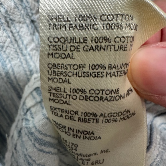 Free People Desert Days Stripe Mini Dress Light Blue - Picture 12 of 12